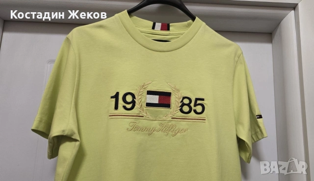 Нова. Тениска памучна оригинална. TOMMY HILFIGER , снимка 3 - Тениски - 53828041