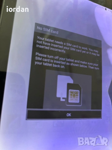 Таблет -LG-сим карта