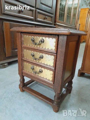 Масивно Шкафче внос от Германия , снимка 4 - Шкафове - 48318114