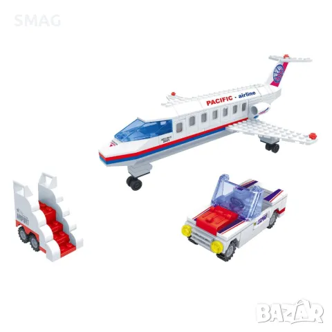 Комплект пластмасови части Конструктор Летище с фигурки (252 части) S_1093891