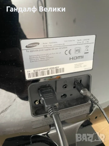 Монитор Самсунг 24 инча, снимка 4 - Монитори - 51268975