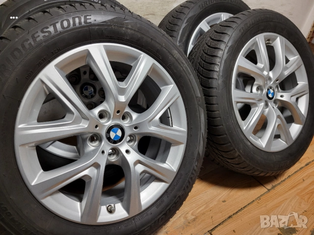 Bmw 17" 5x120 X1 X2 оригинални лети джанти Бмв 205/60/17, снимка 12 - Гуми и джанти - 52537626