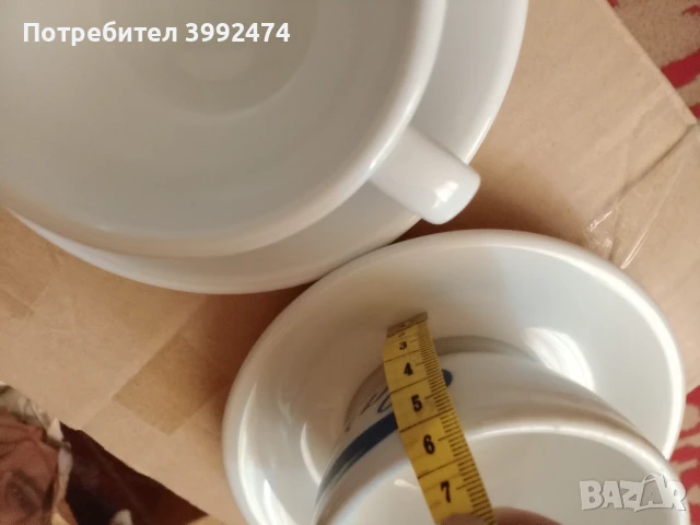 Сервиз за капучино/лате caffe Carluccio's, снимка 5 - Сервизи - 51350679