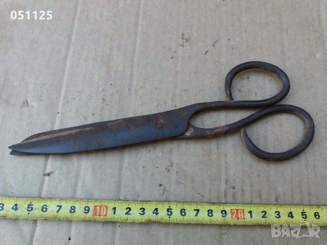 кована абаджийска ножица за шаек - жеравна , снимка 2 - Антикварни и старинни предмети - 36004963