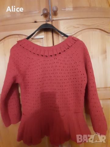 Плетена блуза на Н&М, размер S, снимка 7 - Блузи с дълъг ръкав и пуловери - 36376052