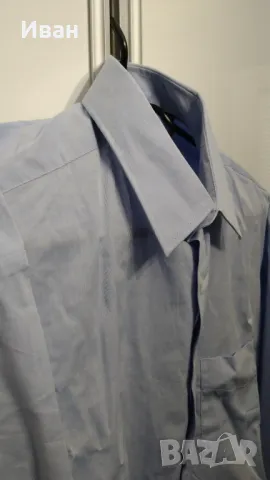 Мъжка риза дълъг ръкав Benetti, размер 42 - L/XL, снимка 4 - Ризи - 45854344