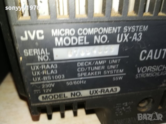 JVC REVERSE DECK CD TUNER AMPLIFIER 1808231846LNV, снимка 13 - Ресийвъри, усилватели, смесителни пултове - 41897117