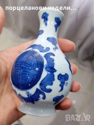 Порцеланова стара вазичка, снимка 5 - Вази - 52678503