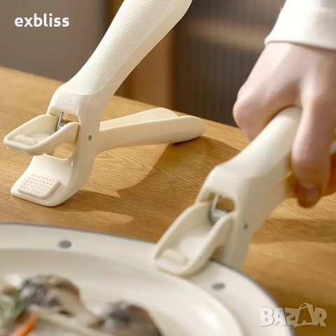 Универсална неплъзгаща се дръжка тип щипка за горещи съдове, снимка 3 - Прибори за хранене, готвене и сервиране - 51694386