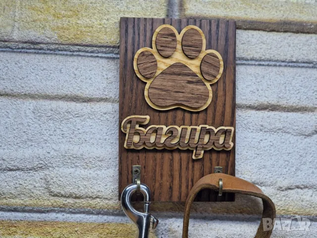 ⚡Персонализиран 3D държач за каишка повод на куче котка домашен любимец, снимка 1