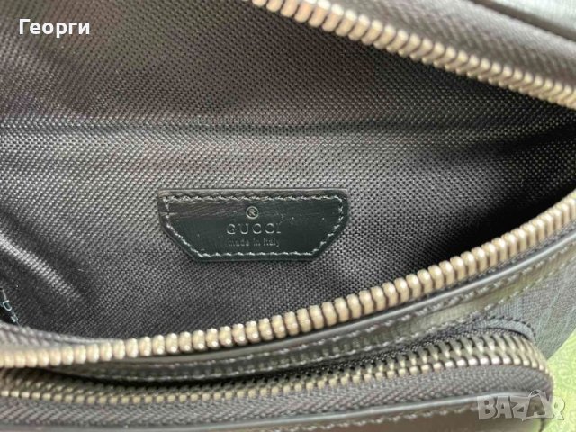 Чантичка за кръст Гучи Gucci Belt Bag Оригинална Supreme Кожа Колан, снимка 8 - Чанти - 41098126