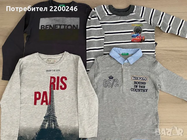 Лот детски блузи и дънки 110 / 116, снимка 8 - Детски Блузи и туники - 56048839