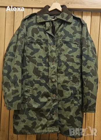 Ловно военно яке шуба с подплата зимно зелено маскировъчно размер 56 НОВО