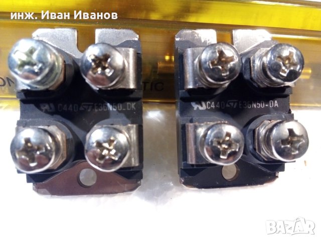 MOSFET транзистори STE36N50-DA / STE36N50-DK 500V, 36A, 120mΩ typ., 380W, корпус SOT-227, снимка 2 - Друга електроника - 42376669