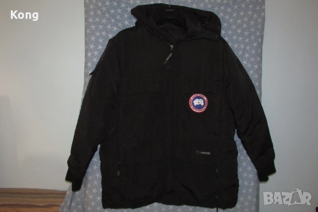 мъжка класическа парка Canada Goose зимно пухено яке Woolrich САЩ Канадска гъска USA пухенка, снимка 2 - Якета - 52632339