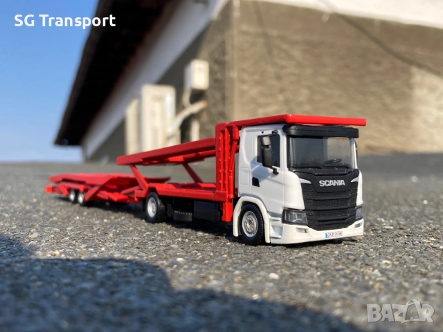 Herpa 1:87 Scania P ROLFO Автовоз