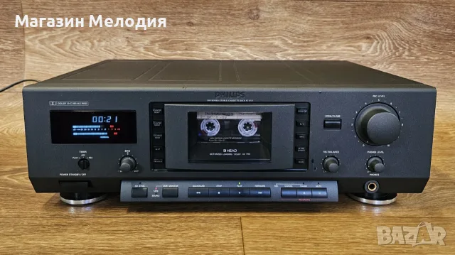 Касетен дек Philips FC 950 3-Head – Флагманът на 900 Series, Триглав касетен дек