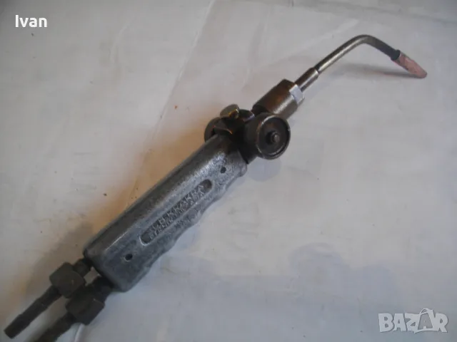 БЪЛГАРСКА ОКСИЖЕННА АЦЕТИЛЕНОВА ГОРЕЛКА ЗА ГАЗО-ПЛАМЪЧНО РЯЗАНЕ ЗАВАРЯВАНЕ СПОЯВАНЕ КРАКРА ПЕРНИК, снимка 2 - Други инструменти - 48090187