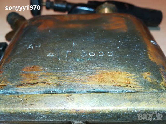 медна стара лампа от франция 3008210843, снимка 7 - Антикварни и старинни предмети - 33963284