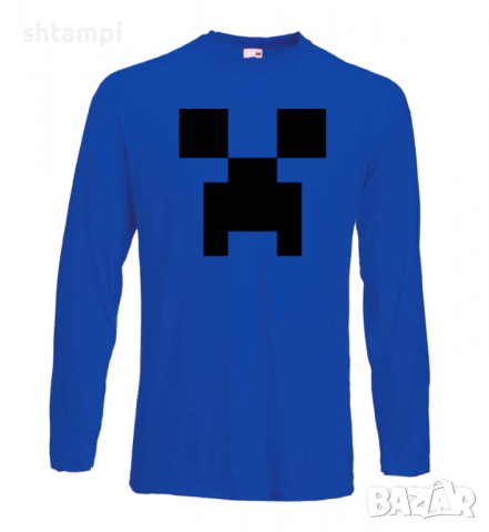Мъжка тениска Creeper Face 1,майнкрафт Minecraft,Игра,Забавление,подарък,Изненада,Рожден Ден., снимка 2 - Тениски - 36466954