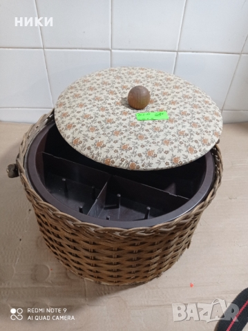 кошница антика за шивашки принадлежности 703-20, снимка 4 - Други - 36065267