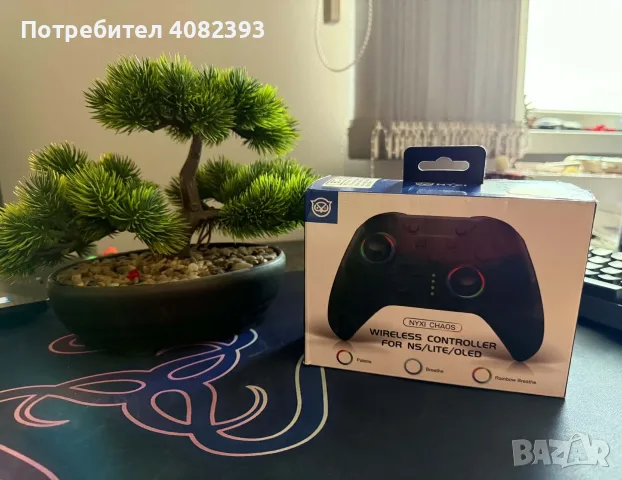 Нов NYXI Chaos безжичен контролер за Nintendo Switch / Lite / OLED – RGB, Turbo, макроси