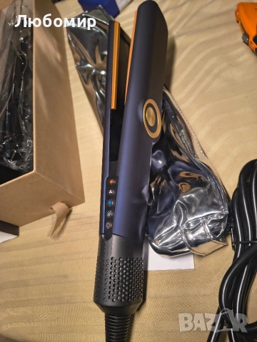 Преса за коса Air Lonen, 2-в-1 преса за коса, Поддържа сушене със сешоар и изправяне , снимка 5 - Преси за коса - 53385050