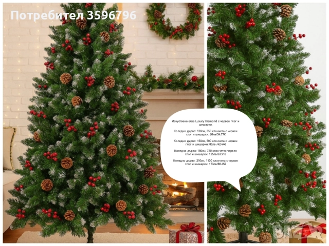 🎄✨ Идва време за уют, светлини и… най-красивата **коледна елха** у дома! 🏠, снимка 6 - Декорация за дома - 52347839