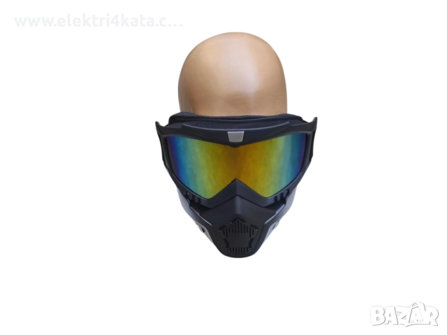 Ветроустойчиви очила с подвижна маска за лице (жълта леща), снимка 6 - Аксесоари и консумативи - 52574260