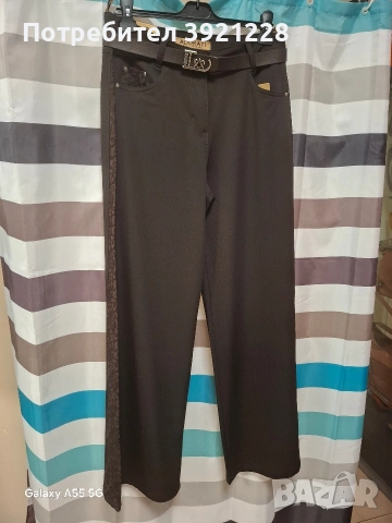 Дамски панталон с бродерия