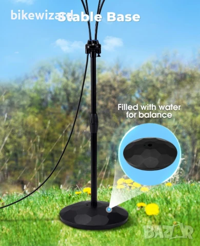 HIRALIY Системата за охлаждане с мъгла с 4-ри накрайника за двор/градина НОВА, снимка 2 - Басейни и аксесоари - 51282415