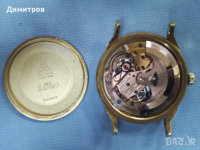 Ω OMEGA Constellation vintage,Gold 18k,Dog leg,Pie Pan,рядък,перфектен, снимка 12 - Мъжки - 48324103