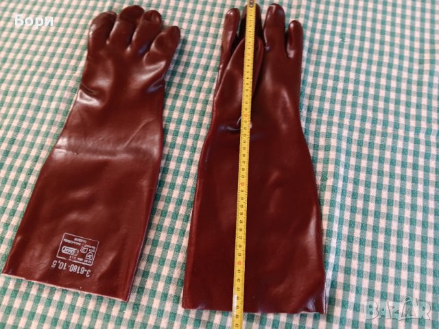 Канадски гумени дебели ръкавици 45см, снимка 6 - Други - 42567804