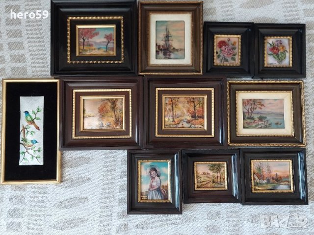 Лимож(Limoges)Картини рисувани върху емайл, снимка 1