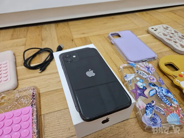 Продавам iPhone 11, 64GB, фабрично отключен към всички оператори. Телефонът работи отлично, снимка 12 - Apple iPhone - 55958123