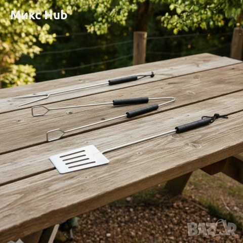 Градинско барбекю на колела, емайлирана стомана ПОДАРЪК прибори, снимка 5 - Барбекюта - 53484006