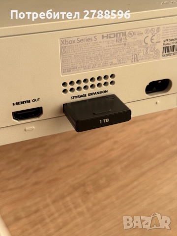 Xbox series s 512gb два контролера + 1tb Seagate expansion card, снимка 2 - Xbox конзоли - 53763445