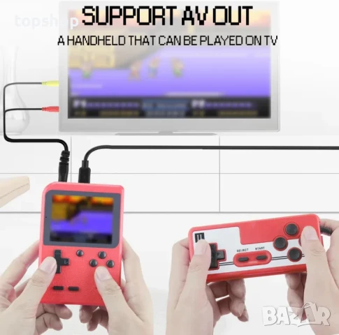 НОВА, ТЕСТВАНА, ПЕРФЕКТНА игрова конзола с класически 500 игри ETPARK, 3" IPS екран, преносима...., снимка 7 - Nintendo конзоли - 50502033