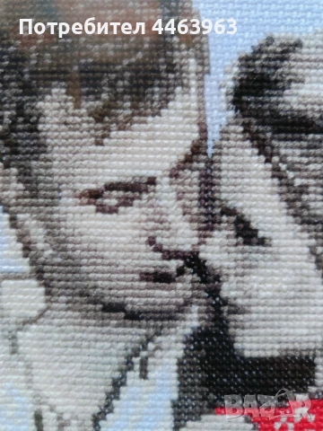 гоблен ,,Флирт ", 30/30 см, снимка 15 - Гоблени - 50851784