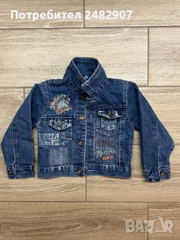 Детско дънково яке, снимка 4 - Детски якета и елеци - 53463054