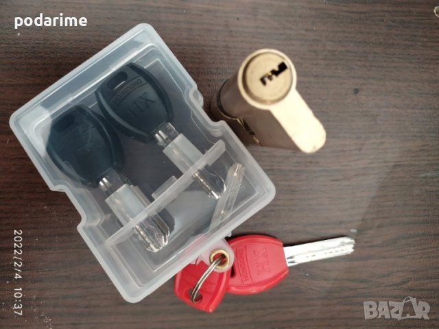 Патрон за китайска входна врата 37/47 мм, ДИН, 5+2 ключа