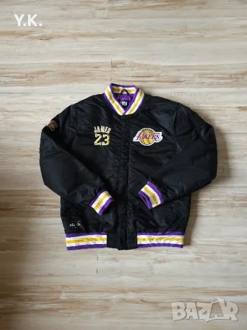 Оригинално мъжко бомбър яке Primark x LA Lakers NBA x LeBron James