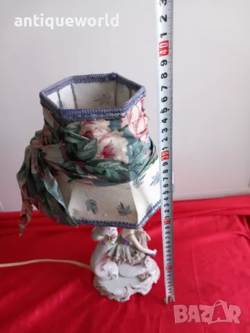 DRESDEN , Wilhelm Rittirsc Порцеланова Лампа Балерина ДРЕЗДЕН, снимка 12 - Антикварни и старинни предмети - 49218690