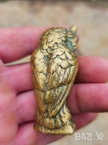 Малък Бронзов Бухал , снимка 5 - Декорация за дома - 52353069