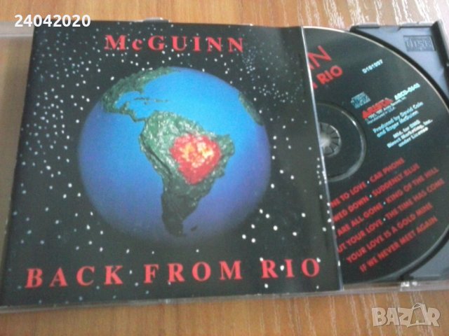 Roger McGuinn – Back From Rio оригинален диск