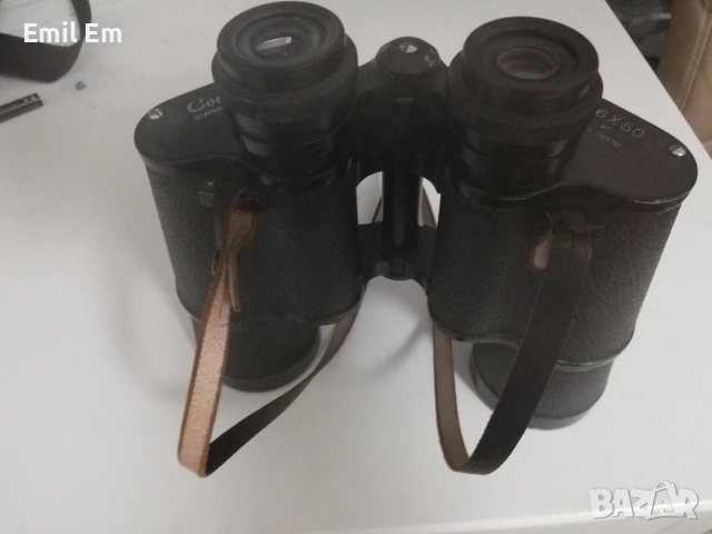 Немски бинокъл" Coron" 16×50, снимка 2 - Други ценни предмети - 52741964