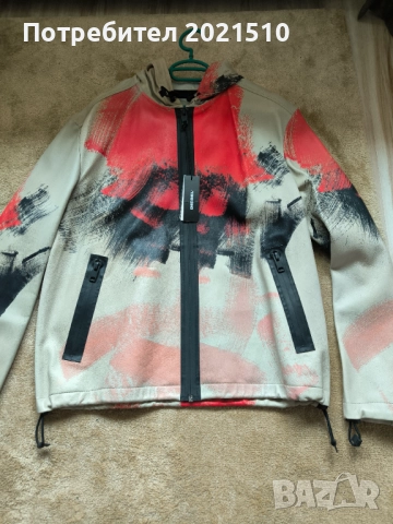 Уникално кожено яке -Diesel., снимка 8 - Якета - 52084521