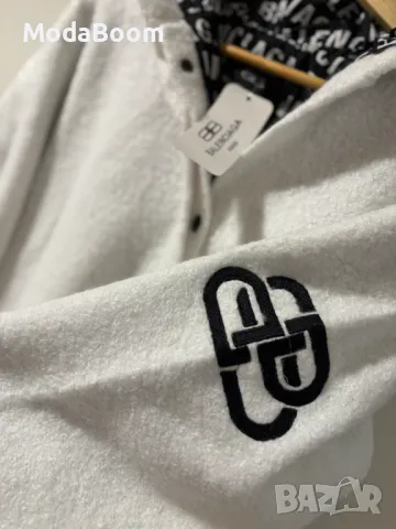 Balenciaga бяло дамско палто , снимка 3 - Палта, манта - 48428026