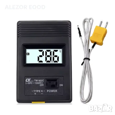 Термометър -50 до 1300°C , Сонда тип К 100 cm -50 до 750°C, 4264