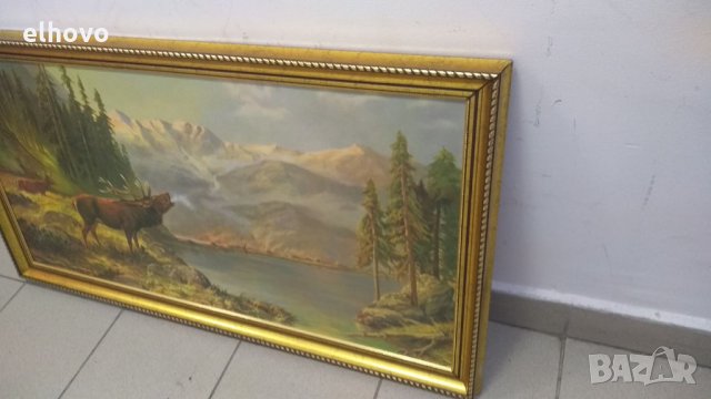 Картина в дървена рамка 110х59, снимка 4 - Картини - 34038298